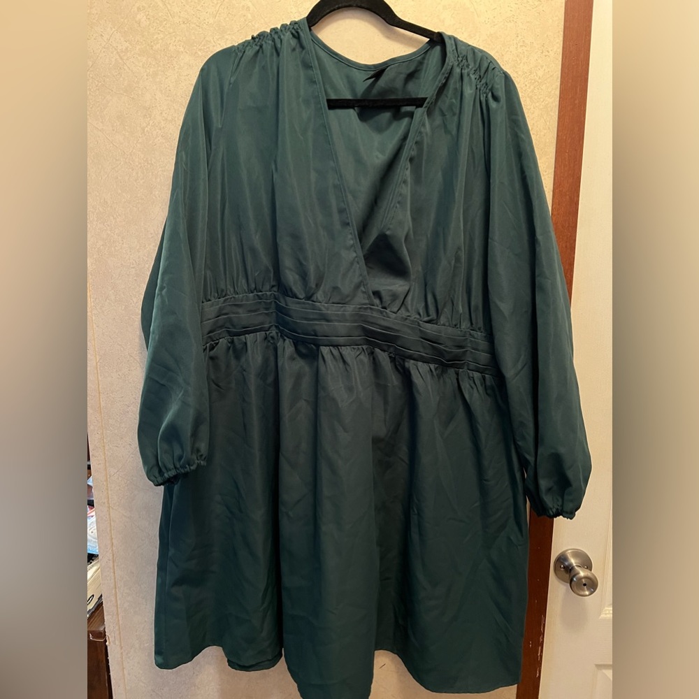 Shein Dark Green Cocktail Dress- 4X
